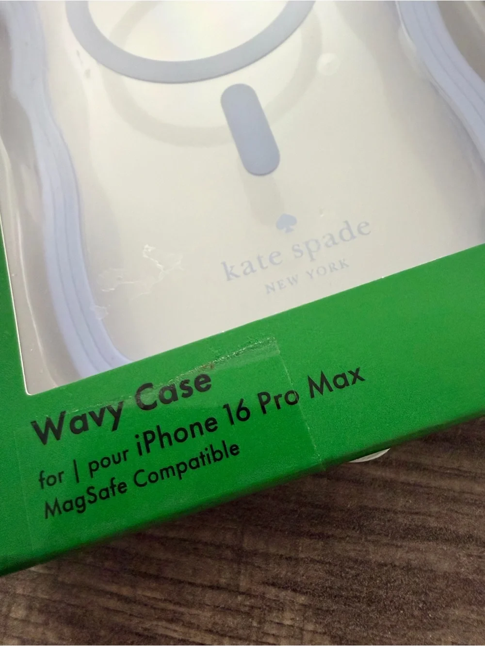 Kate Spade Wavy MagSafe iPhone 16 Pro Max Case - Light Blue